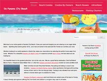 Tablet Screenshot of panama-city-beach-fla.com